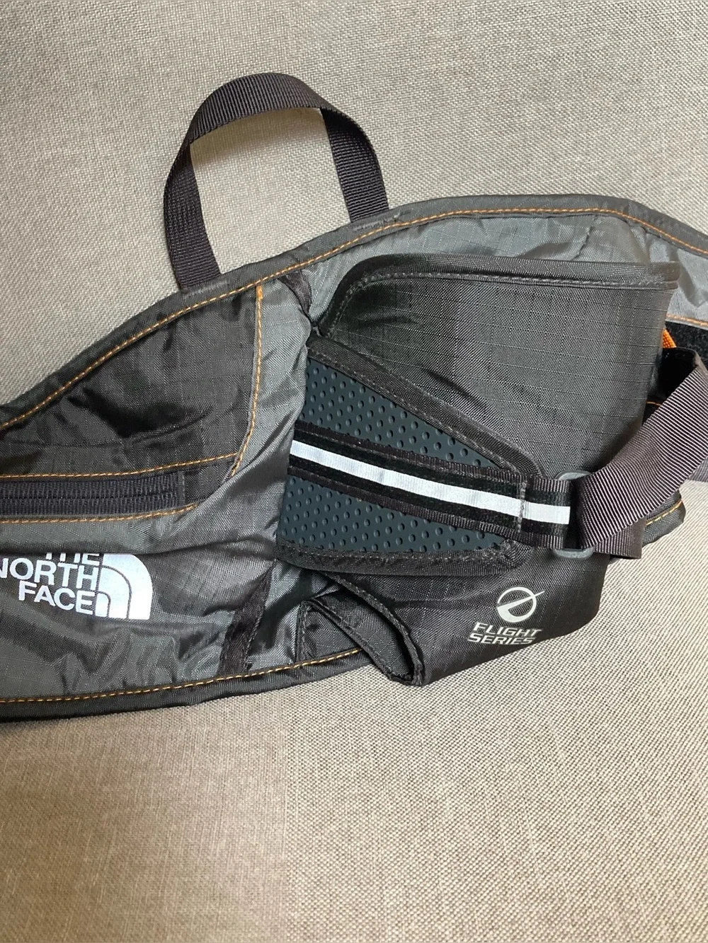 The North Face Flight Series Running Hydration Belt Waist Pack Black Orange